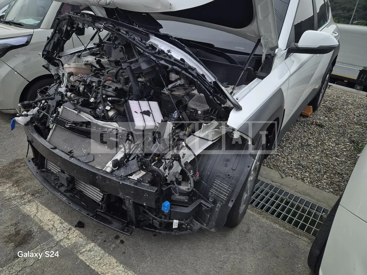 Photo 2 of 21: 2023 Hyundai Kona, VIN KMHHC813BPU008100 — Korean insurance auction