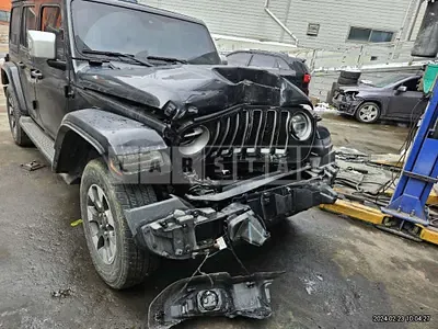 Photo 1 of 48: 2022 Jeep Zip Wrangler Sahara, VIN 1C4HJXEN2NW134655 — Korean insurance auction