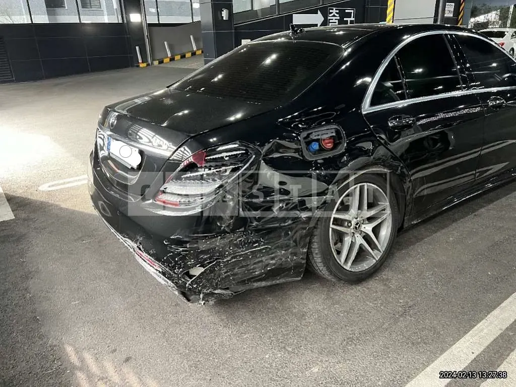 Photo 2 of 14: 2020 Mercedes-Benz S350d 4Matic, VIN W1KUF2BB0LA564696 — Korean insurance auction