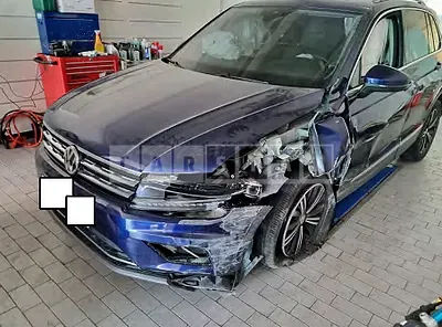 Photo 1 of 9: 2018 Volkswagen Tiguan 2.0 TDI, VIN WVGZZZ5NZJW924610 — Korean insurance auction