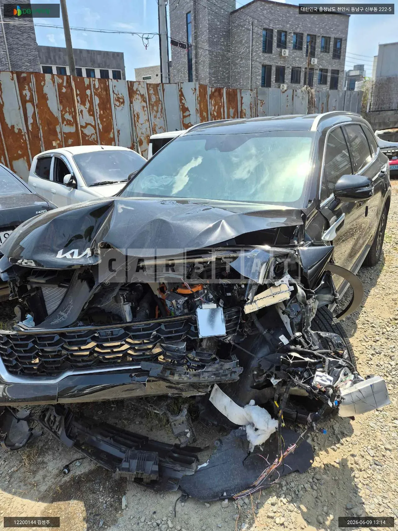Photo 2 of 14: 2025 Kia Sorento Hybrid, VIN KNARH81GBSA380930 — Korean insurance auction