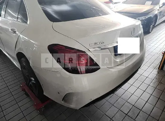 Photo 2 of 8: 2021 Mercedes-Benz C 200, VIN W1KWF8AB5MR641160 — Korean insurance auction