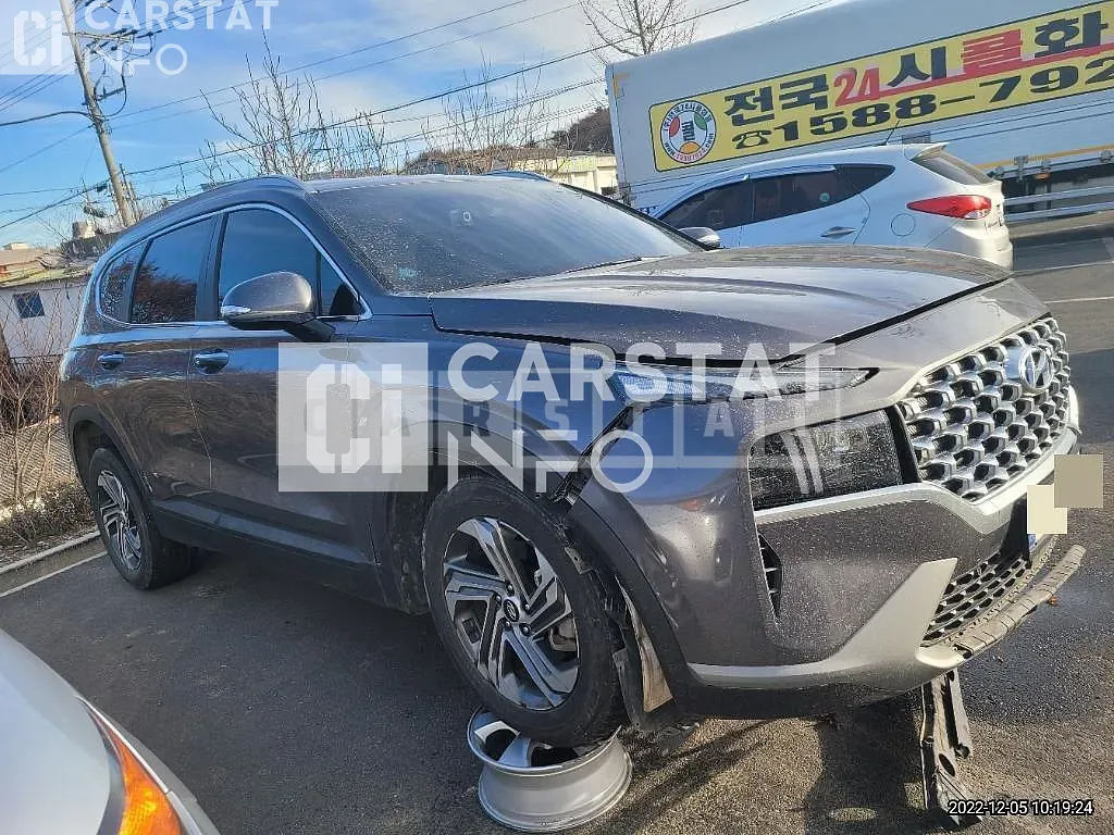 Photo 2 of 18: 2021 Hyundai Santa Fe, VIN KMHS381HGMU349664 — Korean insurance auction