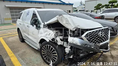 Photo 1 of 18: 2020 Hyundai Palisade, VIN KMHR581EDMU264832 — Korean insurance auction