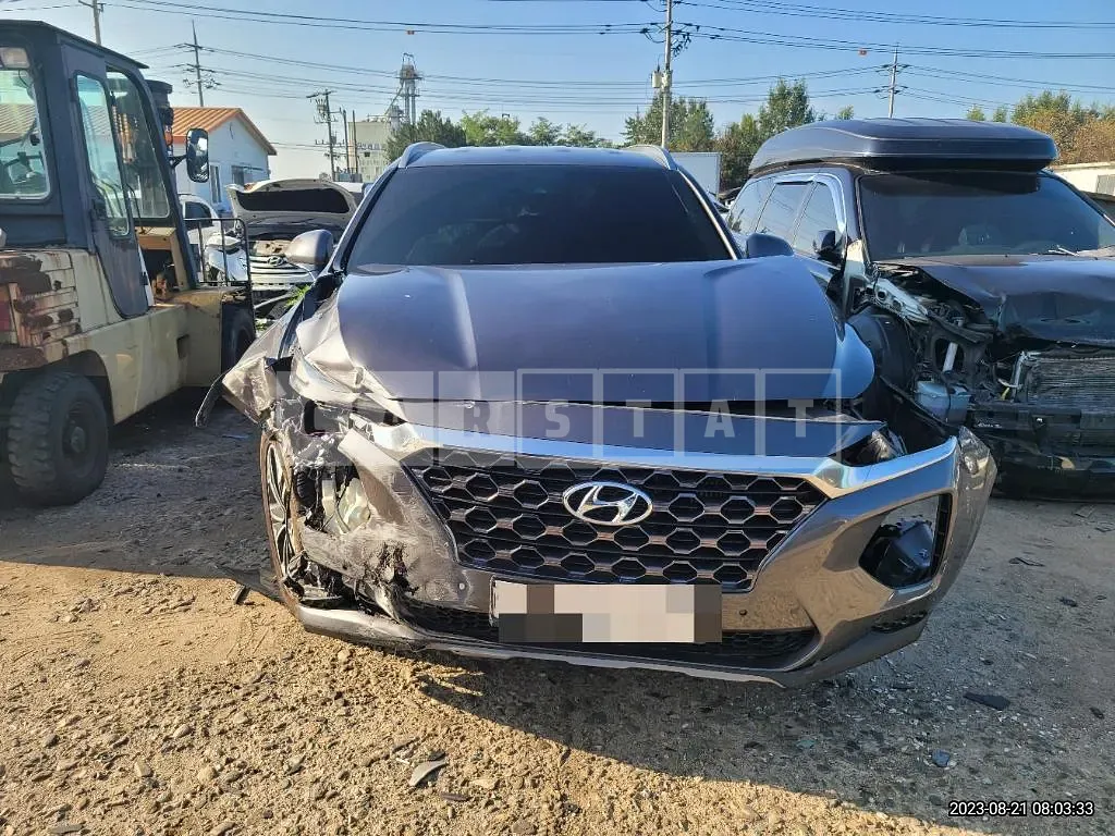 Photo 2 of 27: 2018 Hyundai Santa Fe TM 2.0, VIN KMHS381BBKU035208 — Korean insurance auction