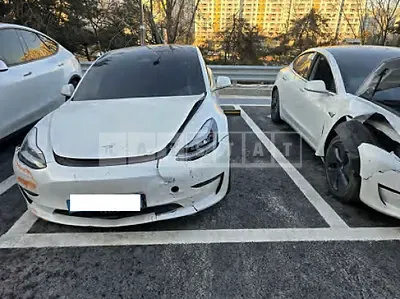 Photo 1 of 14: 2020 Tesla Model 3 Standard Rangeplus RWD, VIN 5YJ3E1EA7LF809877 — Korean insurance auction