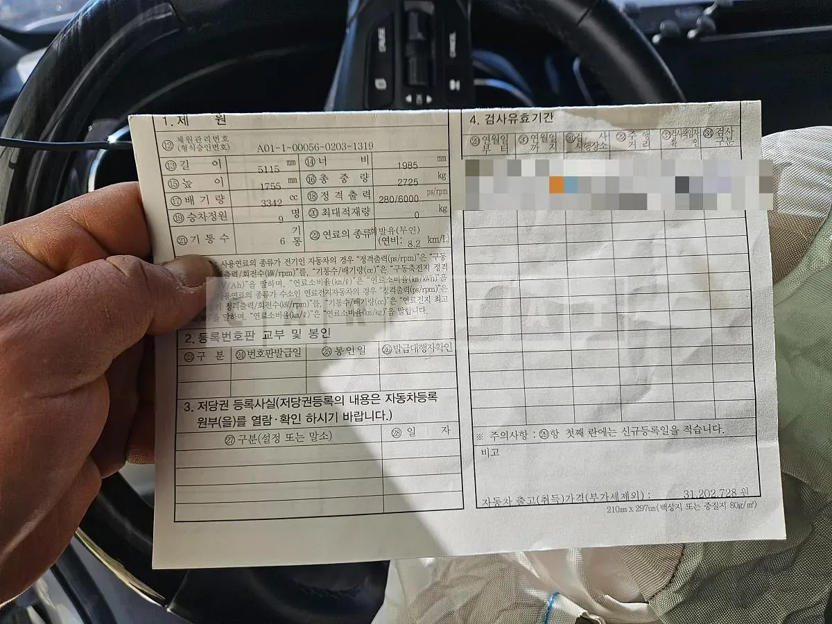 Photo 2 of 30: 2019 Kia Carnival Gasoline, VIN KNAMC811BLS634554 — Korean insurance auction