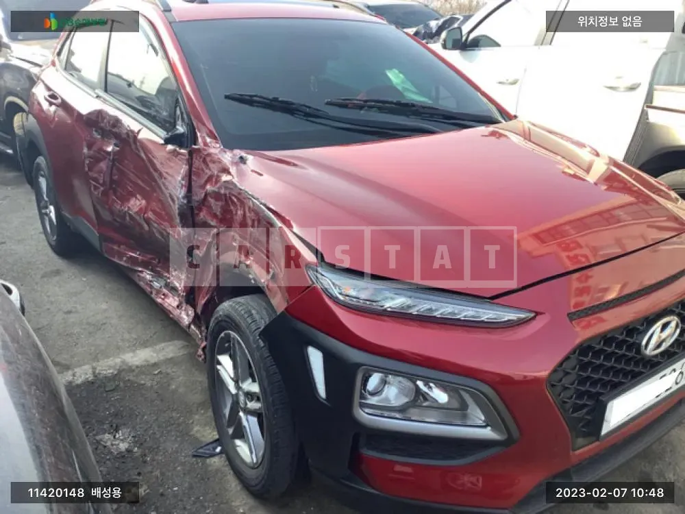 Photo 2 of 11: 2018 Hyundai Kona, VIN KMHK4815GJU136617 — Korean insurance auction