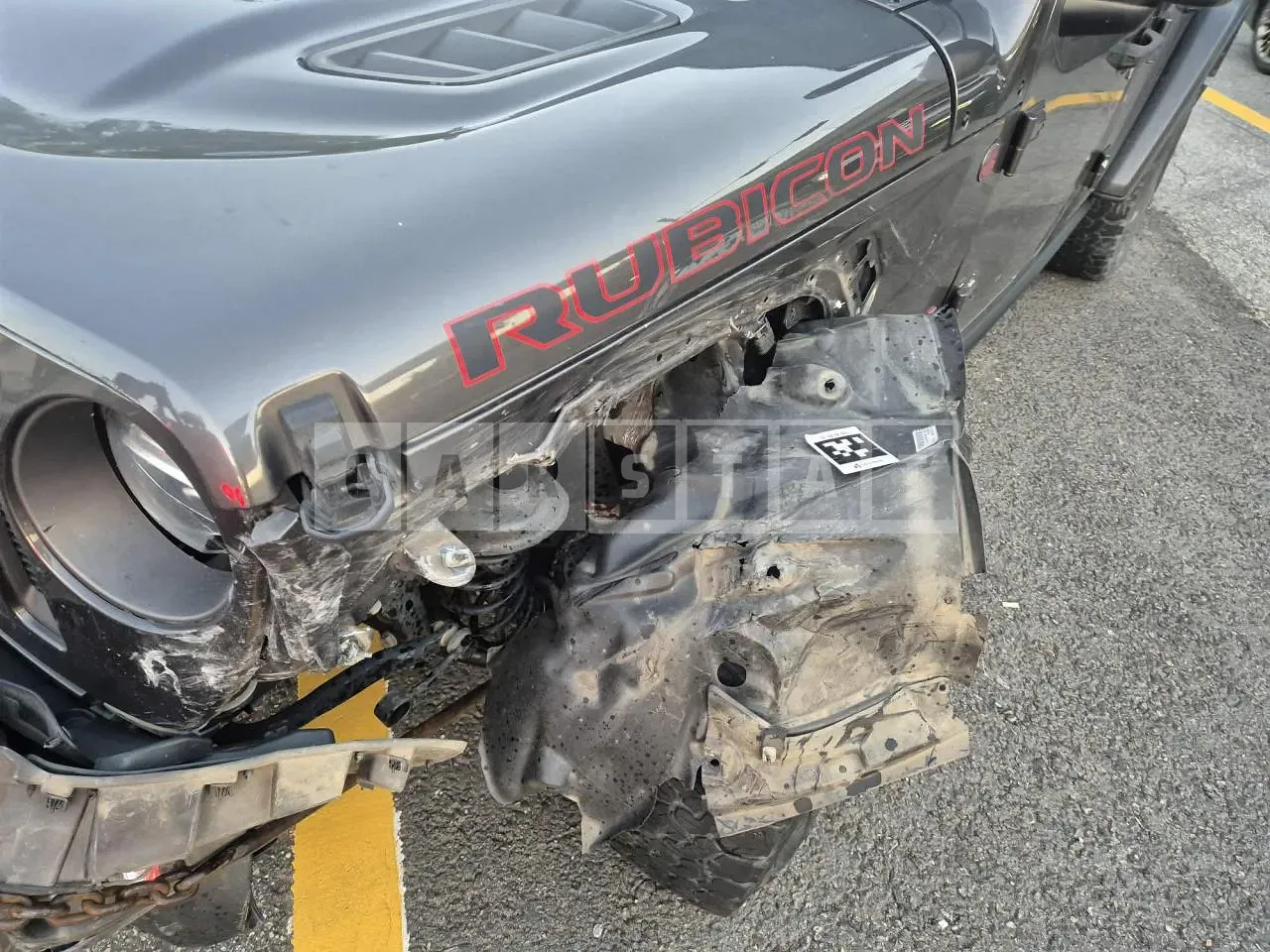 Photo 2 of 19: 2019 Jeep Zip Wrangler Rubicon, VIN 1C4HJXFN7KW573845 — Korean insurance auction