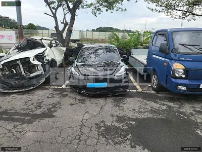 Photo 1 of 7: 2020 Tesla Model 3 Standard, VIN 5YJ3E1EA4LF648114 — Korean insurance auction