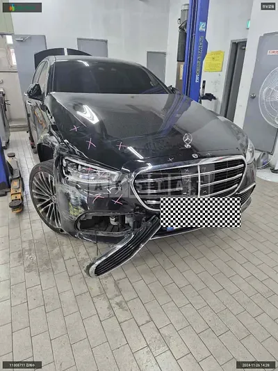 Photo 1 of 7: 2022 Mercedes-Benz S450 4Matic, VIN W1K6G6BB5NA100450 — Korean insurance auction