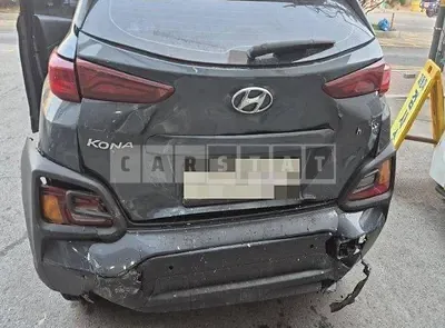 Photo 1 of 32: 2019 Hyundai Kona Hybrid, VIN KMHK381EGLU019053 — Korean insurance auction