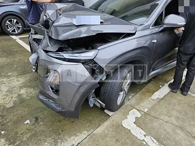 Photo 1 of 48: 2019 Hyundai Santa Fe TM 2.2 4WD, VIN KMHS281CDLU215418 — Korean insurance auction