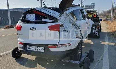 Photo 1 of 5: 2015 Kia Sportage, VIN KNAPE813DFK751011 — Korean insurance auction