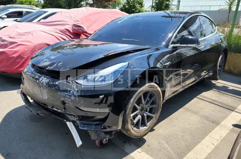 Photo 2 of 10: 2020 Tesla Model 3 Long Range, VIN 5YJ3E1EB6LF733481 — Korean insurance auction