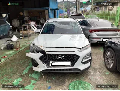 Photo 1 of 23: 2018 Hyundai Kona, VIN KMHK3816GJU066395 — Korean insurance auction