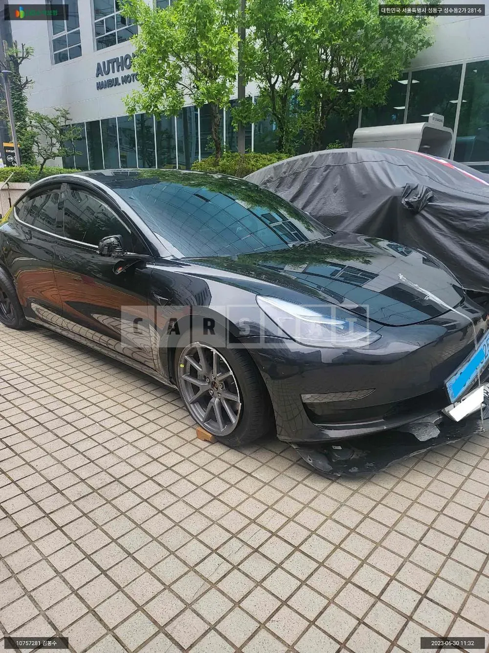 Photo 2 of 14: 2021 Tesla Model 3 Long Range, VIN 5YJ3E1EB8MF885411 — Korean insurance auction