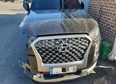 Photo 1 of 50: 2021 Hyundai Palisade 4WD, VIN KMHR581ADNU374784 — Korean insurance auction