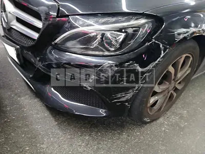 Photo 1 of 23: 2016 Mercedes-Benz C220d, VIN WDDWF0EB7GR195819 — Korean insurance auction