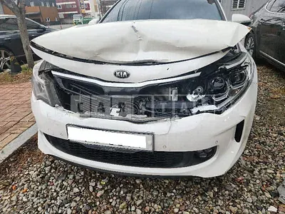 Photo 1 of 23: 2017 Kia K5 Hybrid, VIN KNAGW41EBJA015055 — Korean insurance auction