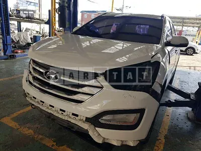 Photo 1 of 11: 2015 Hyundai Santa Fe 2.0 (4WD), VIN KMHSW81UDFU440920 — Korean insurance auction