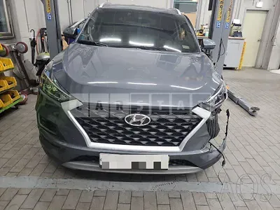 Photo 1 of 29: 2019 Hyundai Tucson, VIN KMHJ381ABKU990611 — Korean insurance auction