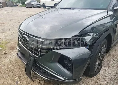 Photo 1 of 13: 2021 Hyundai Tucson, VIN KMHJE811BMU008494 — Korean insurance auction