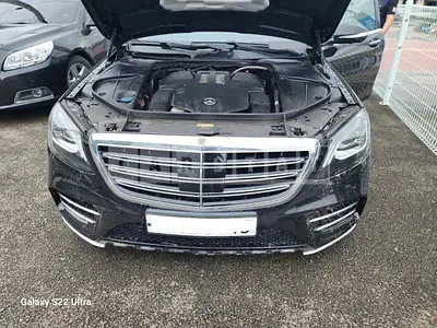 Photo 1 of 14: 2018 Mercedes-Benz S450 4Matic L, VIN WDDUG6EB8JA392219 — Korean insurance auction