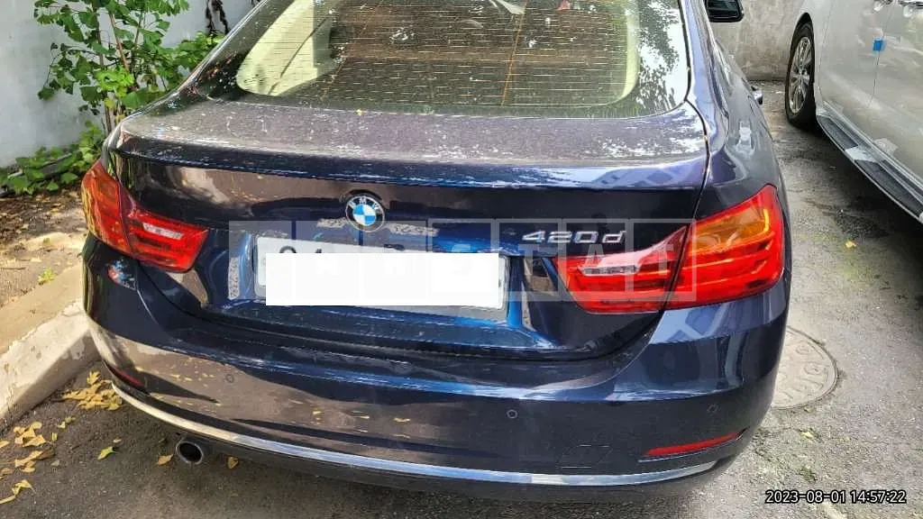 Photo 2 of 9: 2015 BMW 420d GranCoupe, VIN WBA4B5102FD329076 — Korean insurance auction