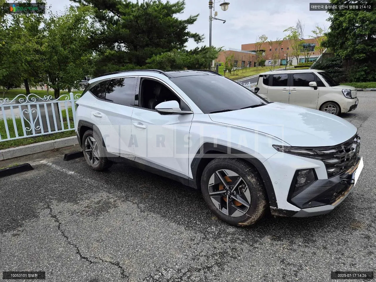 Photo 2 of 7: 2024 Hyundai Tucson, VIN KMHJE81BHRU363816 — Korean insurance auction