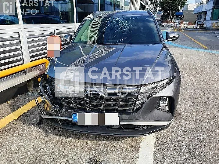 Photo 2 of 25: 2021 Hyundai Tucson, VIN KMHJC81BGMU009847 — Korean insurance auction