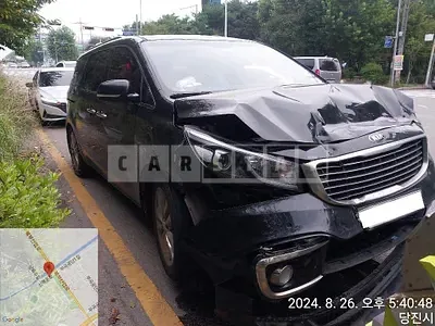 Photo 1 of 10: 2016 Kia Carnival, VIN KNAMC81ABGS193966 — Korean insurance auction