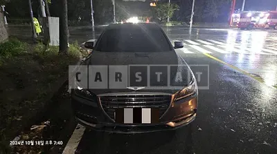 Photo 1 of 6: 2018 Genesis G80 — Korean insurance auction