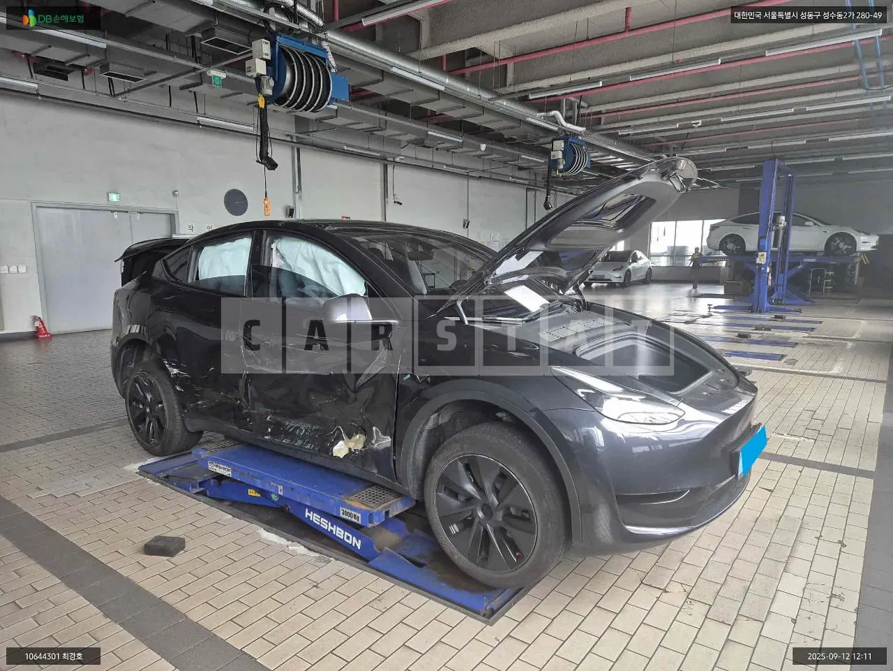 Photo 2 of 18: 2024 Tesla Model Y RWD, VIN LRWYGCFS3RC563805 — Korean insurance auction