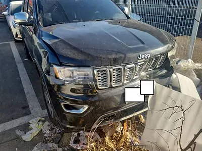 Photo 1 of 6: 2020 Jeep Straw Grand Cherokee, VIN 1C4RJFCG2LC269927 — Korean insurance auction