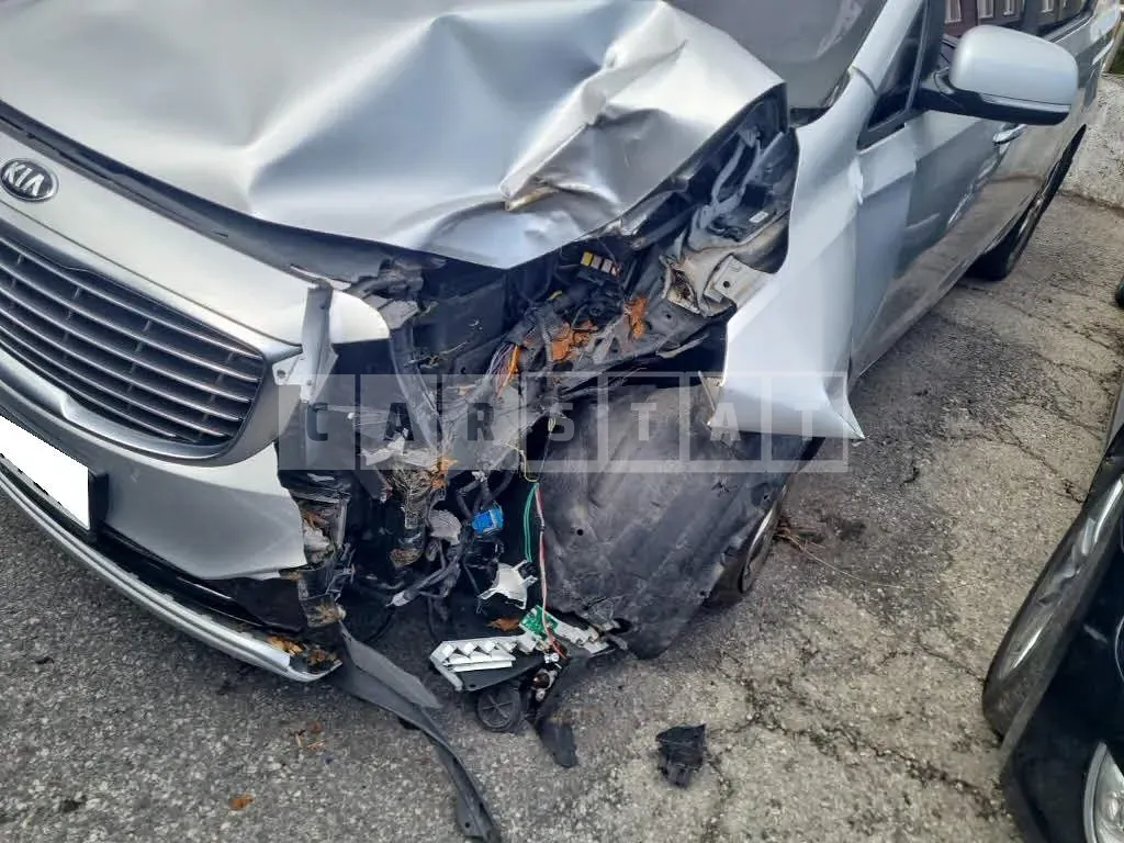 Photo 2 of 15: 2015 Kia Carnival, VIN KNAMC81ABGS102570 — Korean insurance auction