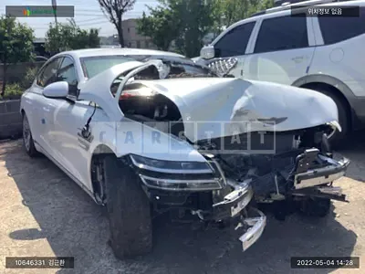 Photo 1 of 18: 2021 Genesis G80, VIN KMTGB41CBNU101686 — Korean insurance auction