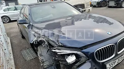 Photo 1 of 10: 2015 BMW 740d xDrive, VIN WBAYB0108FD598915 — Korean insurance auction