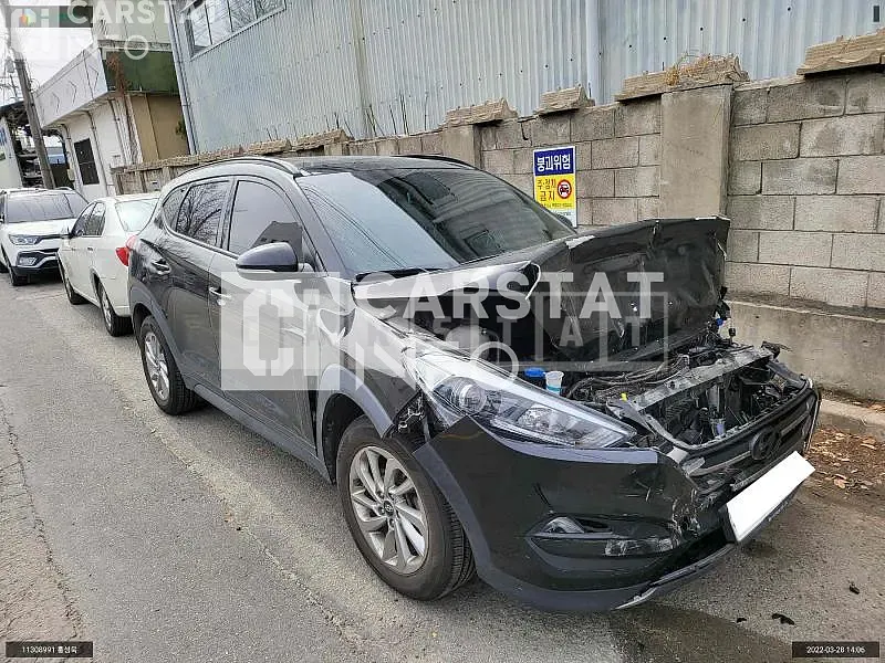 Photo 2 of 6: 2016 Hyundai Tucson, VIN KMHJ281ABGU140496 — Korean insurance auction