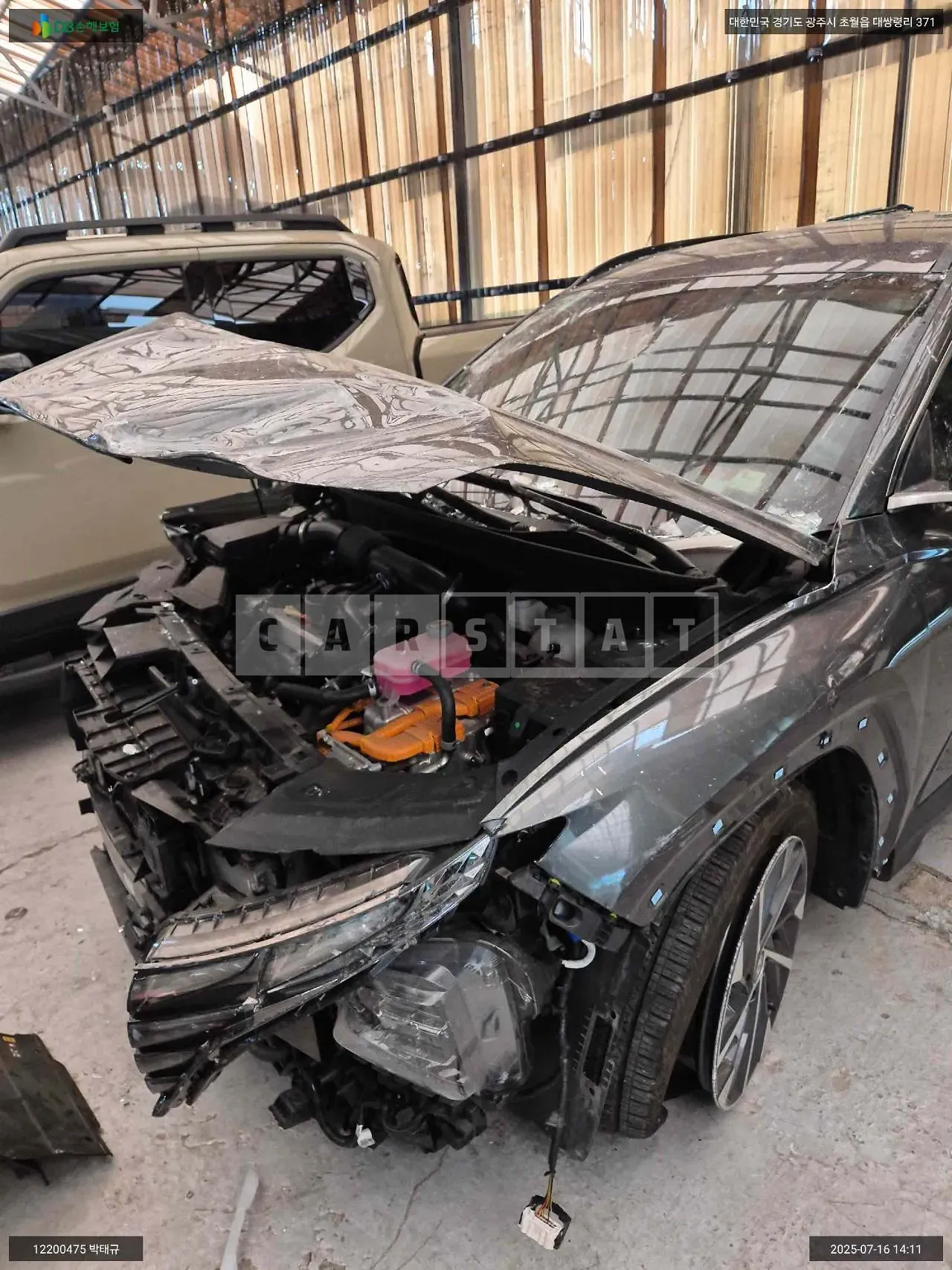 Photo 2 of 34: 2023 Hyundai Tucson Hybrid, VIN KMHJE811BPU149338 — Korean insurance auction