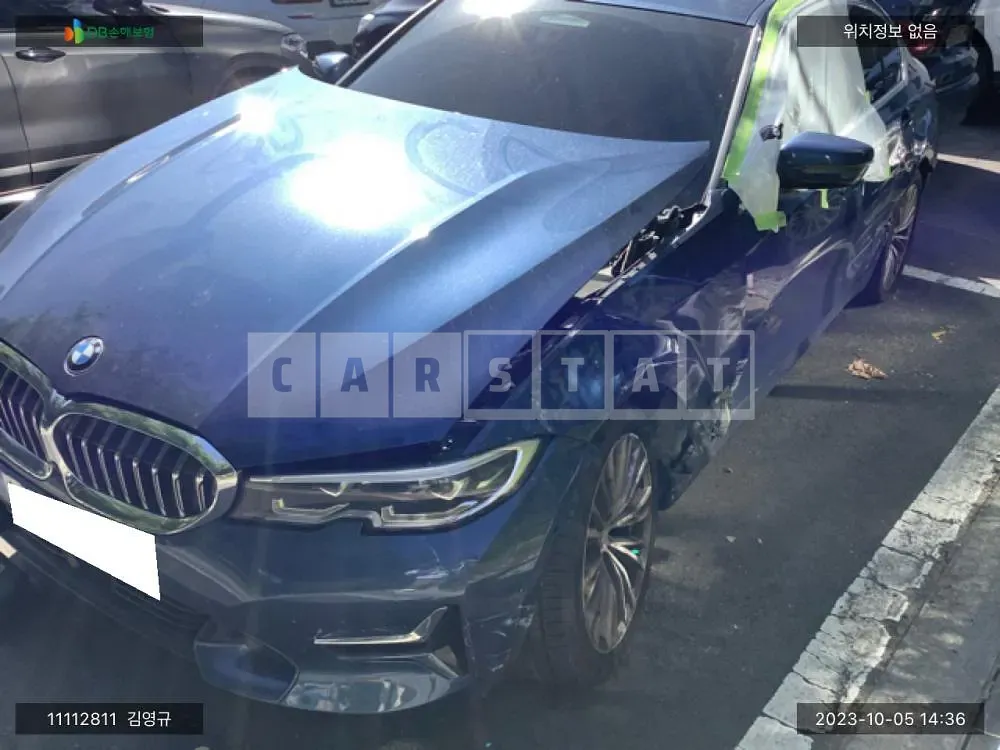 Photo 2 of 9: 2021 BMW 320i, VIN WBA5X5104MFK83774 — Korean insurance auction