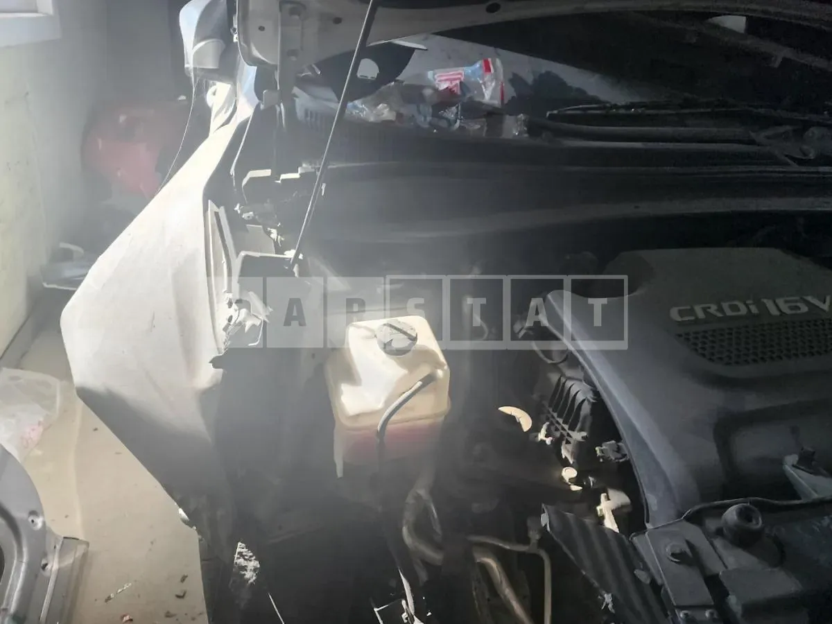 Photo 2 of 11: 2014 Hyundai Tucson, VIN KMHJT81VDFU026612 — Korean insurance auction