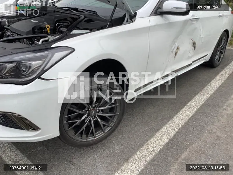Photo 2 of 16: 2019 Genesis G80, VIN KMHGL41DDKU331533 — Korean insurance auction