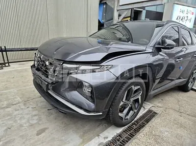 Photo 1 of 15: 2021 Hyundai Tucson, VIN KMHUC81BGMU067547 — Korean insurance auction