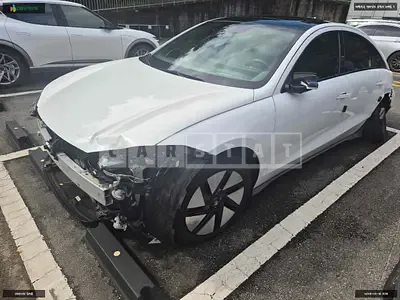 Photo 1 of 24: 2022 Hyundai IONIQ 6, VIN KMHM541AFPA000542 — Korean insurance auction