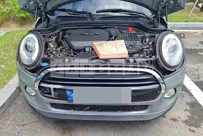 Photo 1 of 9: 2017 MINI Cooper D, VIN WMWXN3105H3C12838 — Korean insurance auction