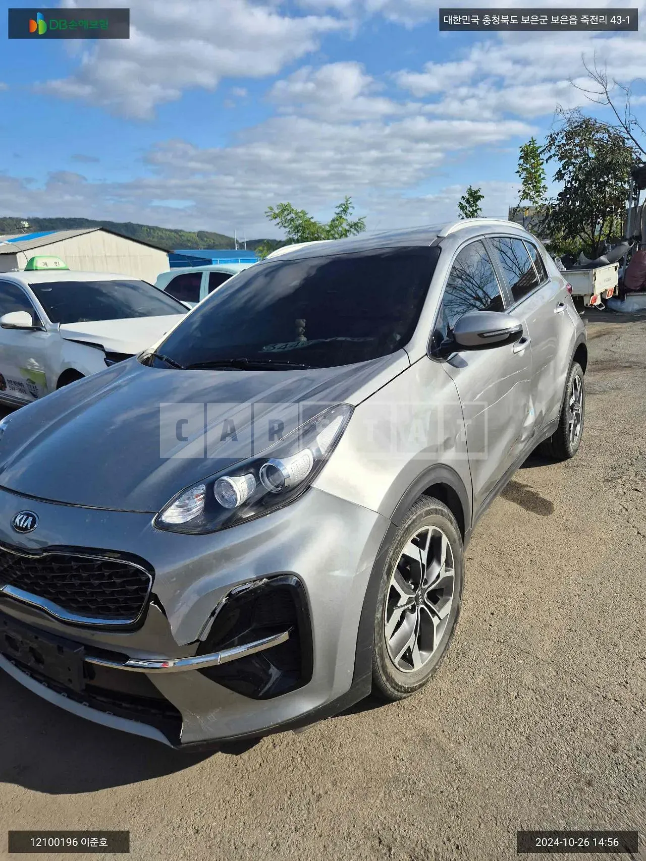Photo 2 of 9: 2019 Kia Sportage, VIN KNAPN813BLK757359 — Korean insurance auction