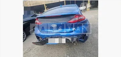 Photo 1 of 33: 2017 Hyundai IONIQ (Hybrid), VIN KMHC051CGJU046828 — Korean insurance auction