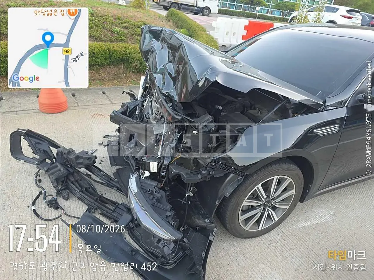 Photo 2 of 16: 2019 Kia K5, VIN KNAGW416BLA387029 — Korean insurance auction