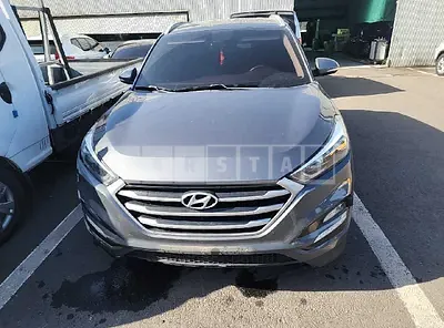 Photo 1 of 10: 2018 Hyundai Tucson, VIN KMHJ581ADJU567523 — Korean insurance auction